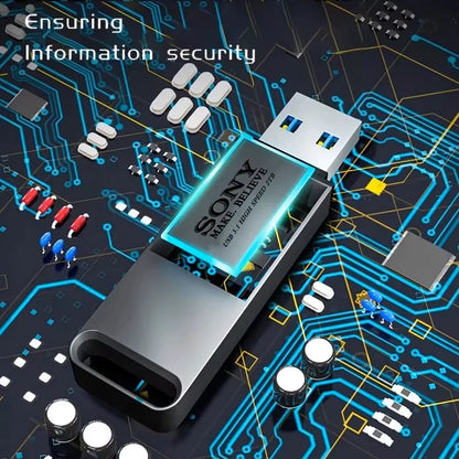 Sony USB 3.0 TYPE C USB Flash Drive OTG Pen Drive 1TB 2TB128GB 4TB 8TB 16TB 32TB 64TB USB Stick 2 in 1 High Speed Pendrive